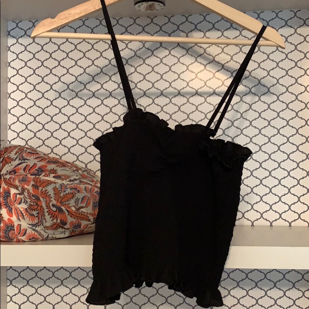 black tank top